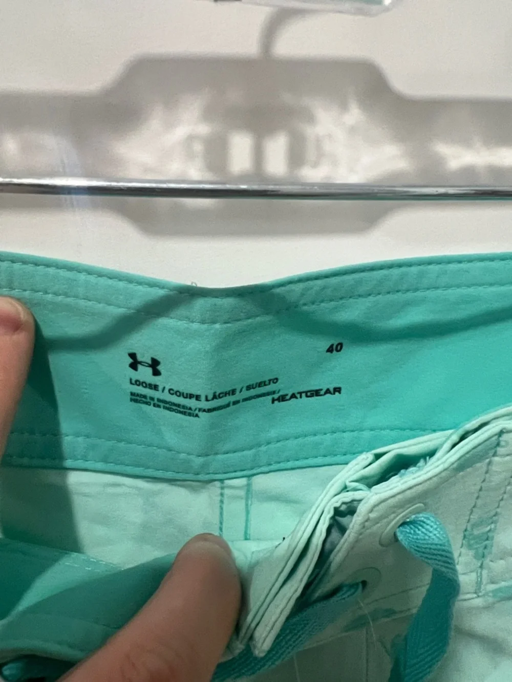 Under Armour Tide Chaser Aqua Fish Print Board Shorts Size 40‎ NWT